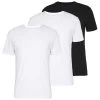 Pier One 3 Pack - T-Shirt Basic -Black/ White