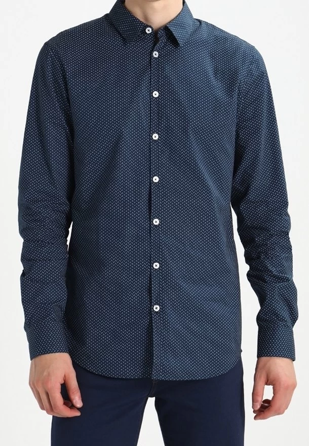 Pier One CamiciaDark Blue Uomo Abbigliamento ZIR02KDJ4-001 3 Pier One CamiciaDark Blue Uomo Abbigliamento ZIR02KDJ4-001