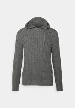 Pier One MaglioneMottled Grey Uomo Maglieria PI922Q0BK-C11 -Pier One ca4973442fe240e6bcb9eb887db67227