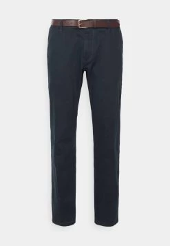 Pier One ChinoDark Blue Uomo Pantaloni PI922E05D-K11 -Pier One ca94e49732474c209c9628bd4d0bced0