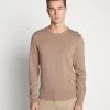 Pier One Basic CrewneckMaglioneMottled Beige Uomo Maglieria PI922Q009-B12 -Pier One cc4d98d60e7a447cbbb2e3da965107ff