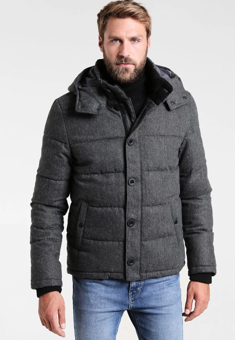 Pier One Giacca InvernaleGrey Melange Uomo Giacche PI922LA0G-C11 3 Pier One Giacca InvernaleGrey Melange Uomo Giacche PI922LA0G-C11