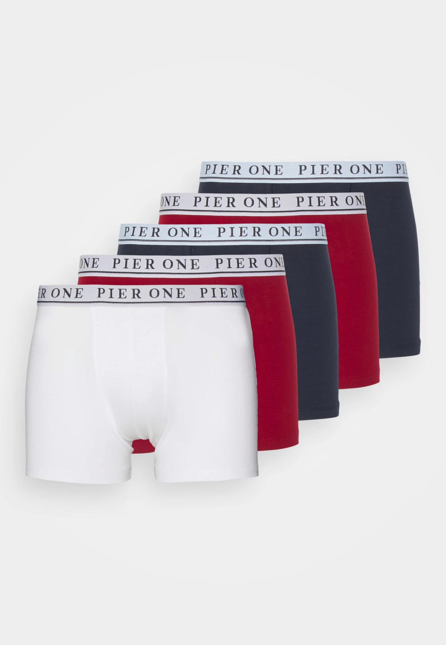 Pier One 5 Pack - Culotte - White/Red/Dark Blue 7 Pier One 5 Pack - Culotte - White/Red/Dark Blue - immagine 5