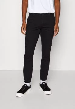 Pier One 2 Pack - Pantaloni Cargo - Olive/Black -Pier One e0bf2536d5a04652937019f4273abb8d