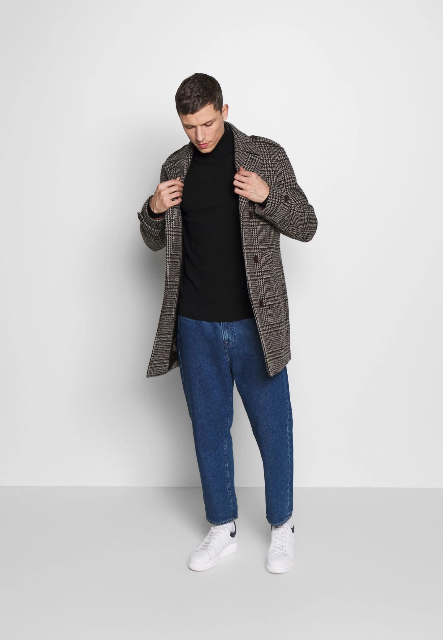 Pier One 2 PackBasic TurtleneckMaglioneBlack/Mottled Dark Grey Uomo Maglieria PI922Q06B-Q11 4 Pier One 2 PackBasic TurtleneckMaglioneBlack/Mottled Dark Grey Uomo Maglieria PI922Q06B-Q11 - immagine 2