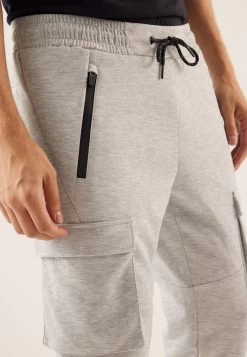 Pier One Pantaloni SportiviMottled Light Grey Uomo Pantaloni PI922E05P-C11 -Pier One f071aa64844f452f974dd3c74739e53d