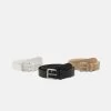 Pier One 3 Pack UnisexCinturaBlack/Beige/White Donna Cinture PI954D01K-Q11 -Pier One f10fc9e66a904f49b76879da1a2190a4