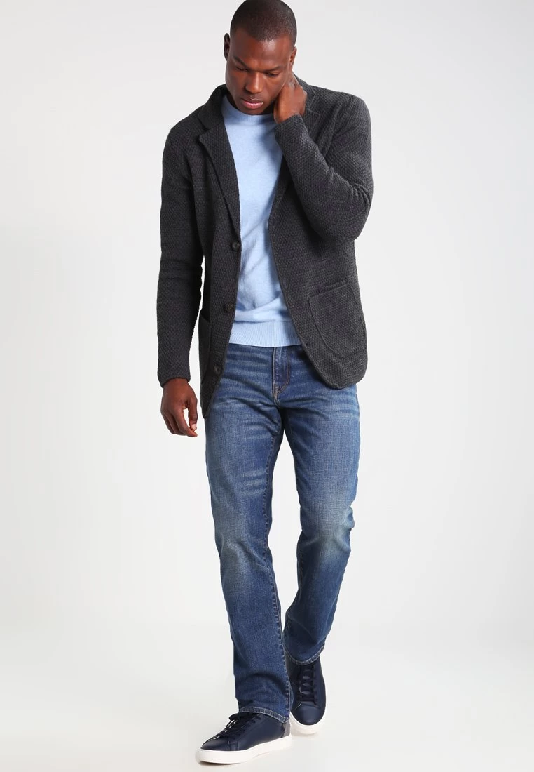 Pier One Cardigan - Mottled Dark Grey 4 Pier One Cardigan - Mottled Dark Grey - immagine 2