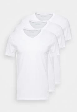 Pier One 3 Pack T-Shirt BasicWhite Uomo T-shirt E Polo PI922O0GO-A12 -Pier One f303a530b2ca4ce1b1fd875519edd597