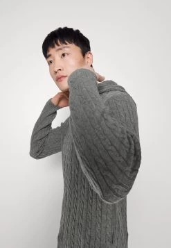 Pier One MaglioneMottled Grey Uomo Maglieria PI922Q0BK-C11 -Pier One f4469f1046374c5eb4df339474b00988