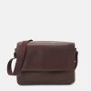 Pier One Leather Unisex - Borsa Porta Pc - Brown