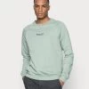 Pier One Crafted Goods CrewFelpaGreen Uomo Maglieria E Felpe PI922S0E8-M11